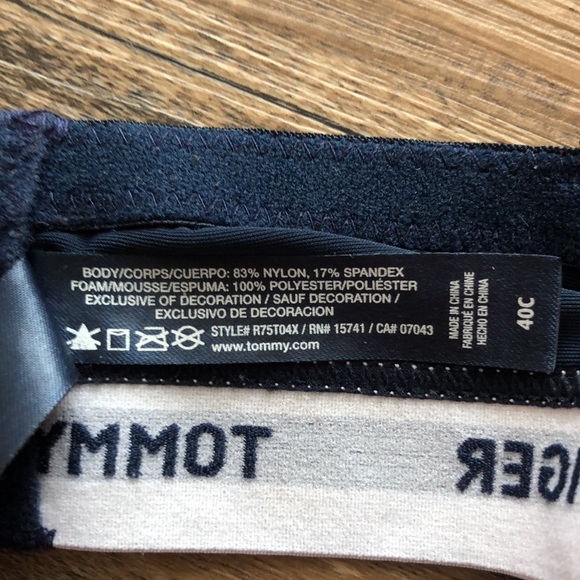 Tommy Hilfiger 40C lightly padded navy bra - Picture 11 of 11